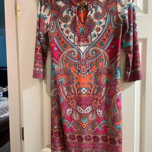 Tiana B Pink multicolor dress